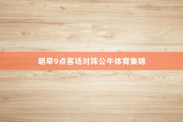 明早9点客场对阵公牛体育集锦