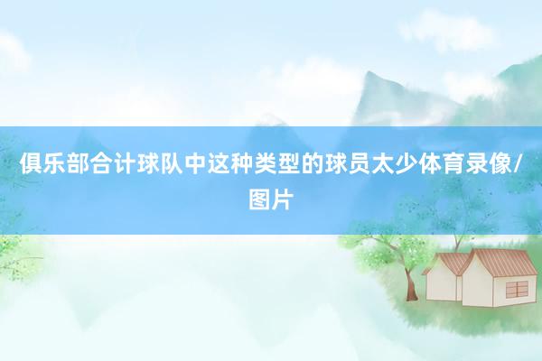 俱乐部合计球队中这种类型的球员太少体育录像/图片