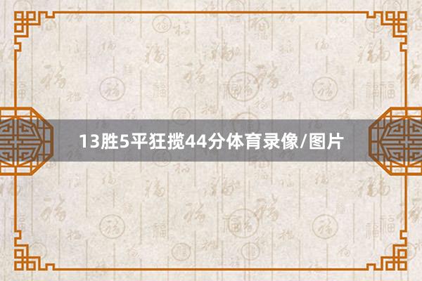 13胜5平狂揽44分体育录像/图片