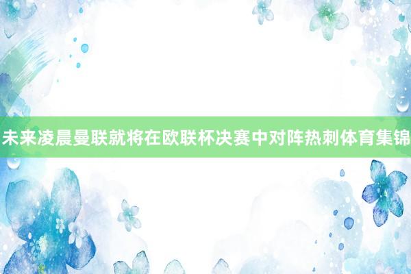 未来凌晨曼联就将在欧联杯决赛中对阵热刺体育集锦