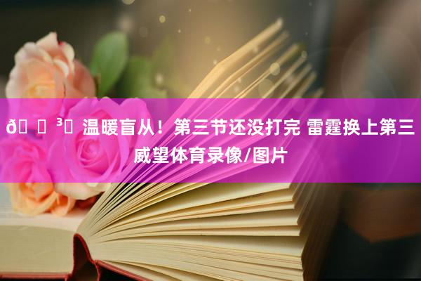 🏳️温暖盲从！第三节还没打完 雷霆换上第三威望体育录像/图片