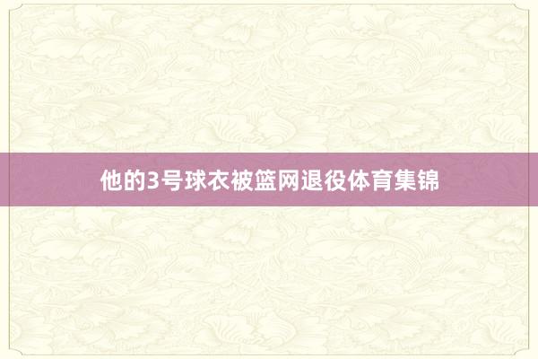 他的3号球衣被篮网退役体育集锦