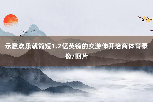 示意欢乐就简短1.2亿英镑的交游伸开洽商体育录像/图片