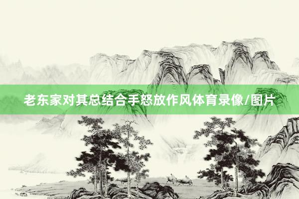 老东家对其总结合手怒放作风体育录像/图片